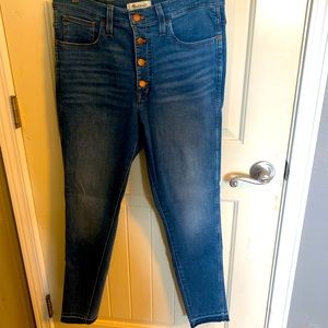 Madewell 10” high rise skinny Jean